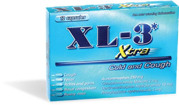 XL 3 COLD MEDICINE EXTRA 12 CT