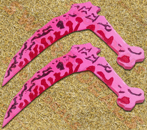 Demon Slayer Metal Gyutaro Knives Pair