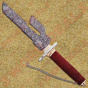 toji's inverted spear of heaven jujutsu kaisen knife of toji fushiguro dagger of tojis dagger jjk prop knife of toji replica knife with sheath for toji's dagger sharp real metal sworddeals.com