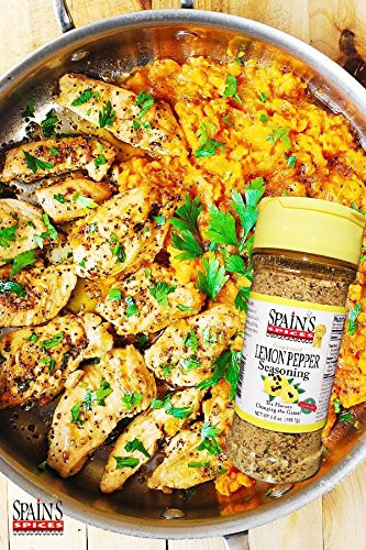 Spain S Gourmet Lemon Pepper Seasoning 5 1 Oz Gluten Free Sugar Free No Msg No Gmo Ground beef, onions, tomatoes, rice, cheese, and seasonings all packed in a healthy fresh bell pepper makes great use of economical, simple ingredients. spain s gourmet lemon pepper seasoning 5 1 oz gluten free sugar free no msg no gmo