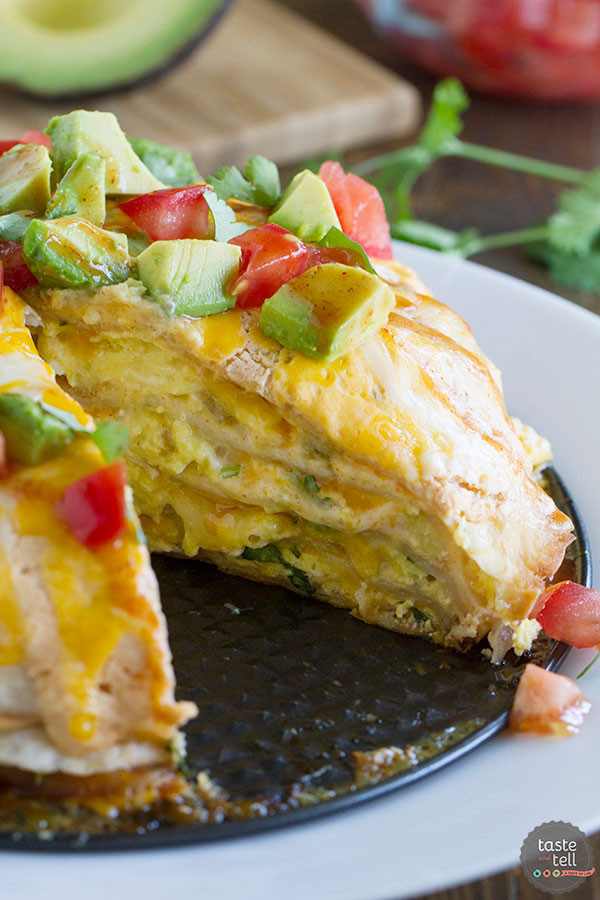 Breakfast Tortilla Stack