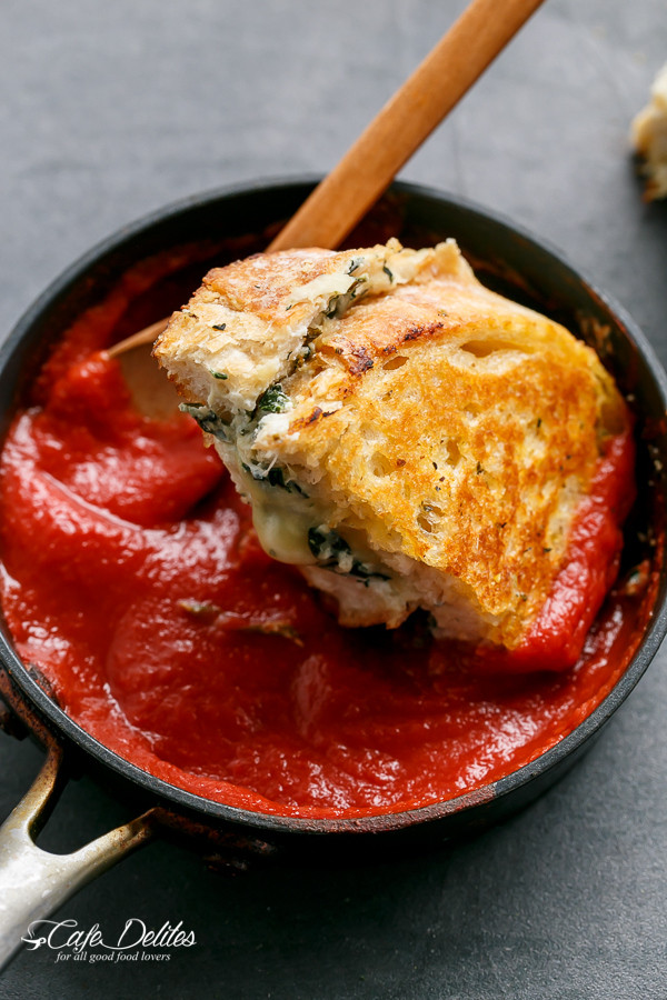 Spinach And Ricotta Grilled Cheese Fresh milk and an acid (either lemon juice or vinegar). spinach and ricotta grilled cheese