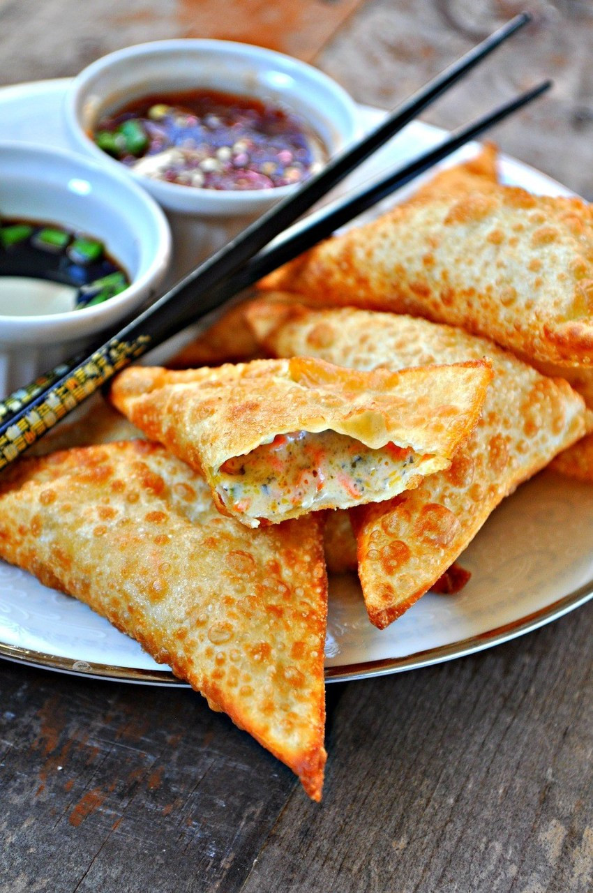 Crispy Crab Rangoon's (Vegan)