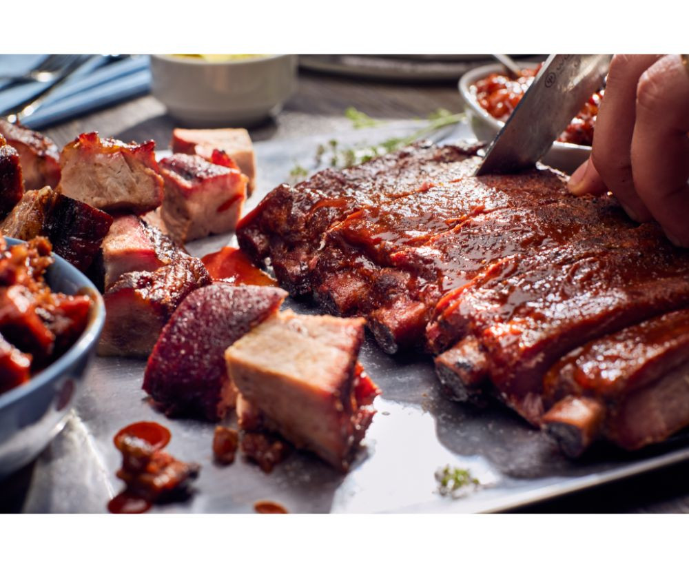 Jack Stack Barbecue Beef Combo Taste Plate