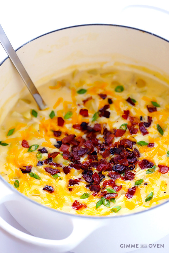 HEALTHIER CREAMY POTATO SOUP