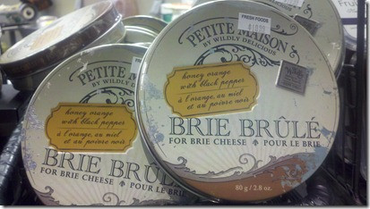 BRIE CHEESE, BRIE BRULEE TOPPINGS & CHEESE BAKER GIFT SET