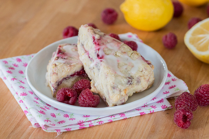 Raspberry Lemon Scones - 1 Dozen