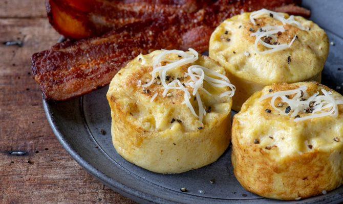 SousVide Egg Bite Spinach & Feta