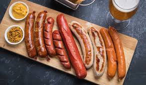 German Brats, Hot Dogs & Weiner's w/ Toppings Kit