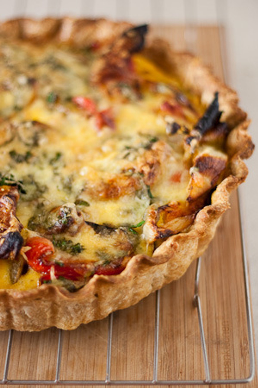 Roasted Vegetable Quiche