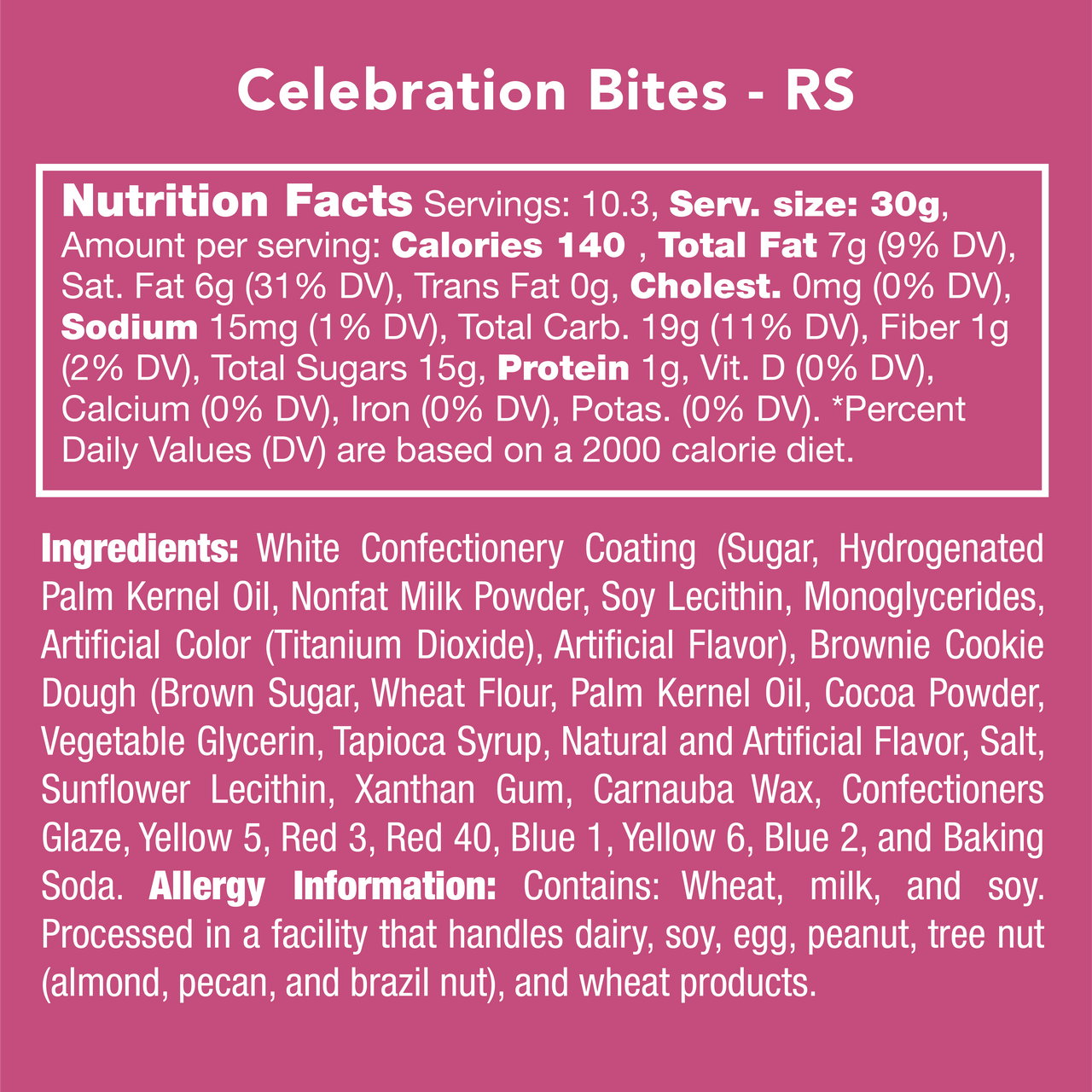 Celebration Bites Brownie Core