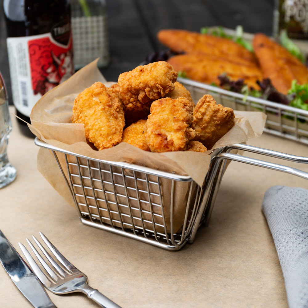 Fully Cooked Boneless Breaded Chicken Breast Wing Fritters 5 lb 2/Case