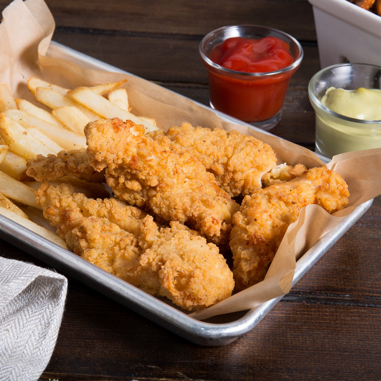 Red Label Fully Cooked Homestyle Chicken Tenderloin Fritters 5 lb 2/Case