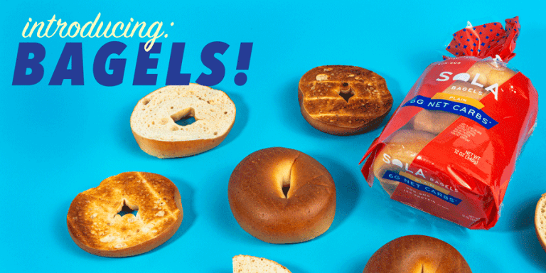 SOLA Low Carb Bagels Plain