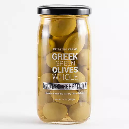 Green Greek Olives Whole