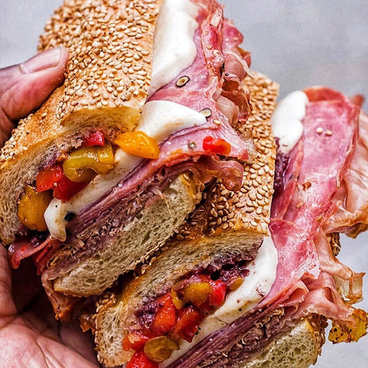 Sweet Sopressata Salami Deli/Large 3 lb x 2 Packs