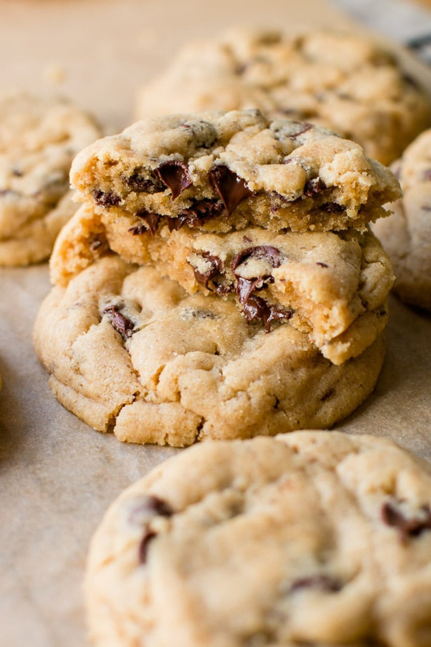 Peanut Butter Banana Chocolate Chip Cookies