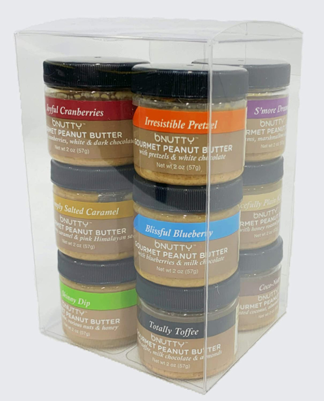 bNutty Gourmet Peanut Butter Assorted Flavors Gluten Free Natural