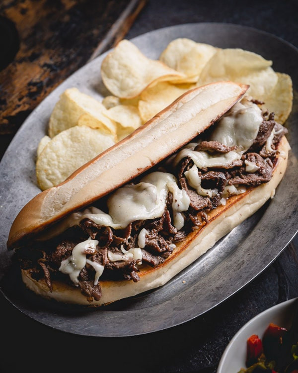 Philly Cheesesteak Sirloin Sandwiches 4 oz Pack of 8 Fully
