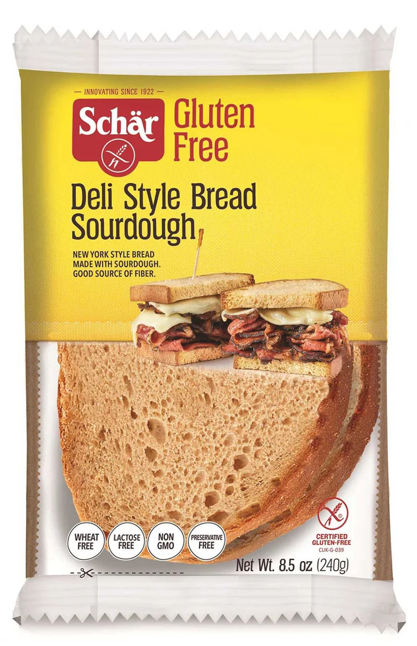 Schar Gluten Free Deli Style Sourdough Bread 8.5 oz 5/Case