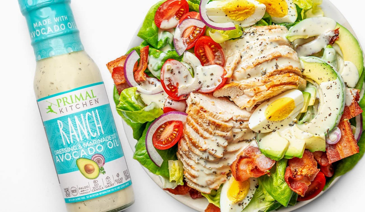 Primal Kitchen Ranch Dressing, Caesar Dressing, and Green Goddess Dressing  & Marinade, Made with Avocado Oil,