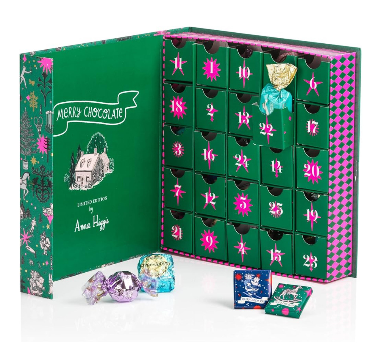 Venchi Italian Chocolate Advent Calendar - Holiday Prestige Book