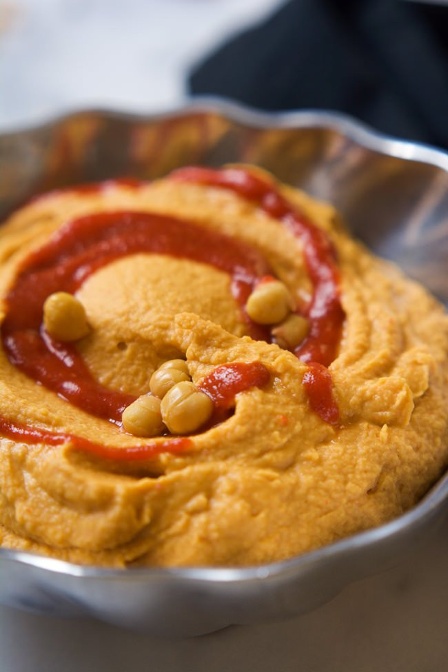 Honey Sriracha Hummus
