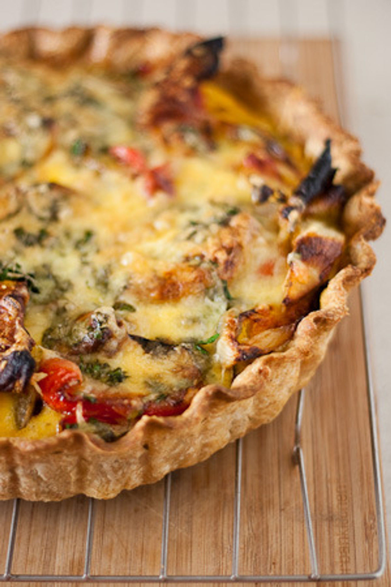 Roasted Vegetable Quiche - serves 6