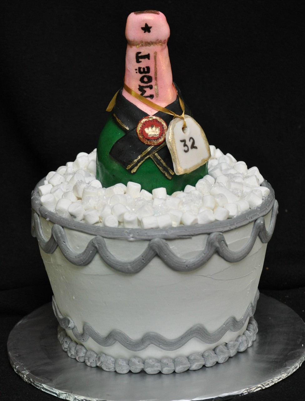 Champagne Bottle Cake Price Per Serving