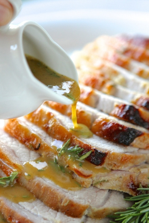 Rosemary Maple Mustard Pork Roast