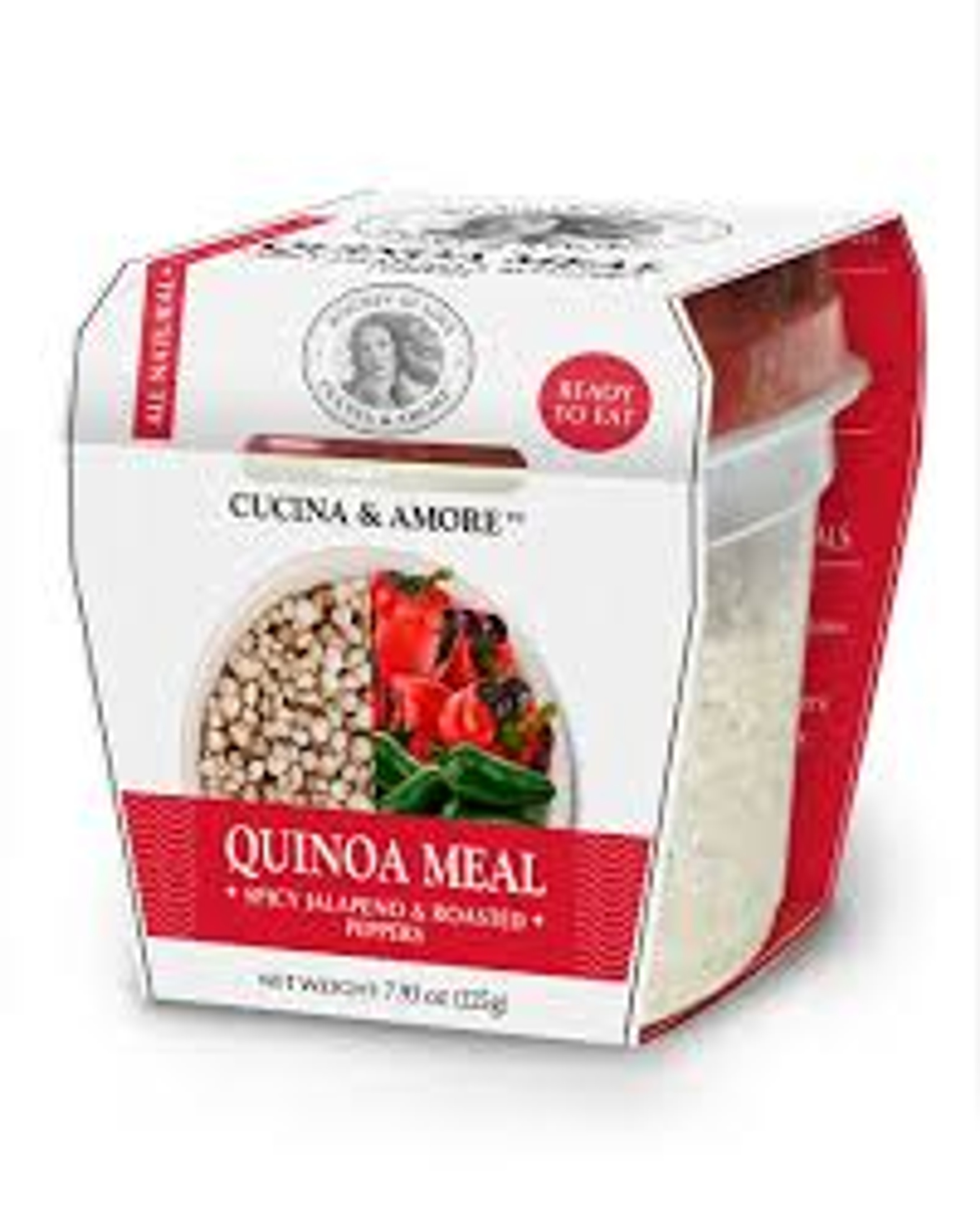6 Pack Cucina And Amore Spicy Jalapeno And Roasted Peppers Quinoa Meal 79 Oz