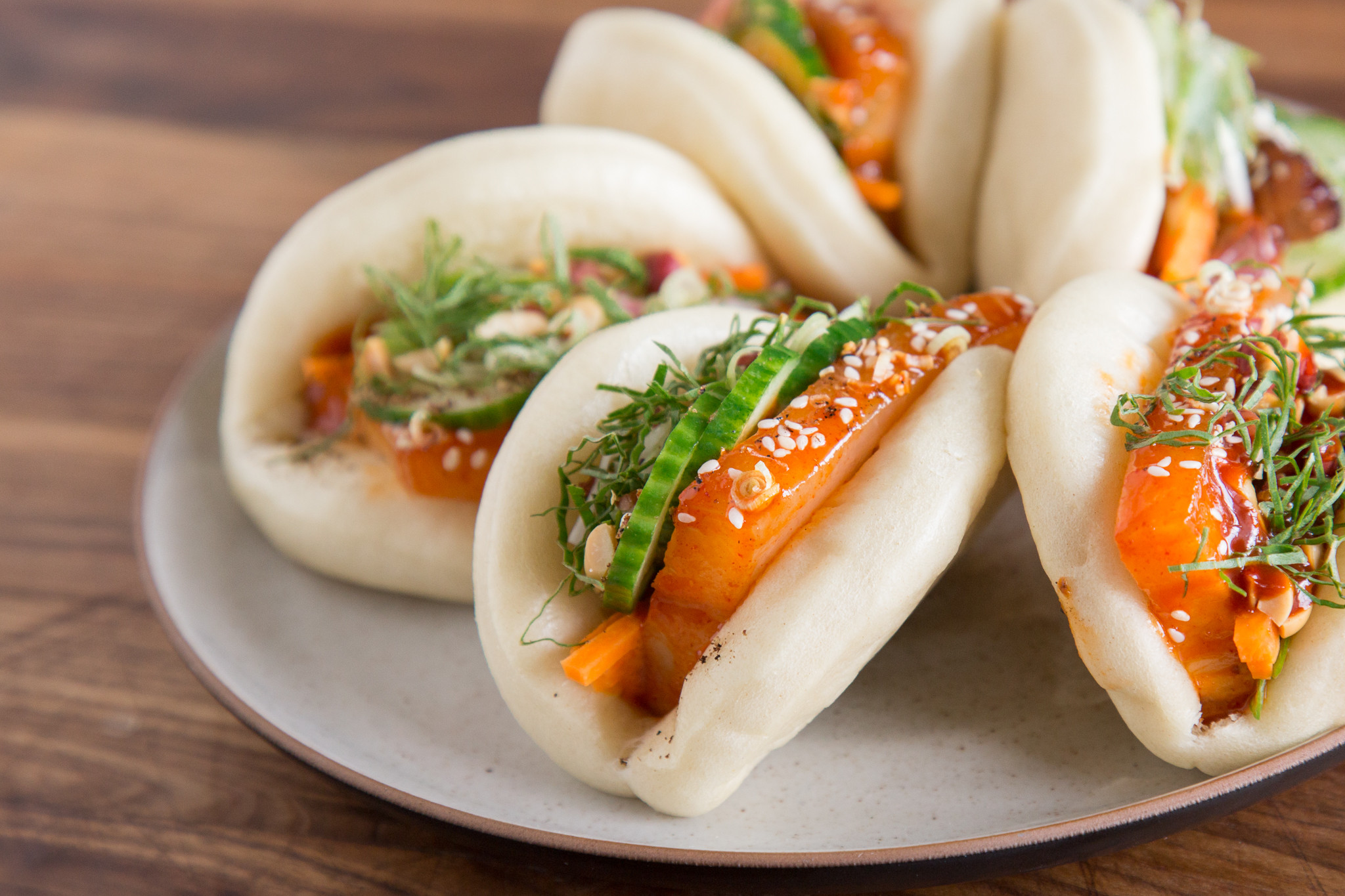 Mini Steamed Buns 192 pieces per tray
