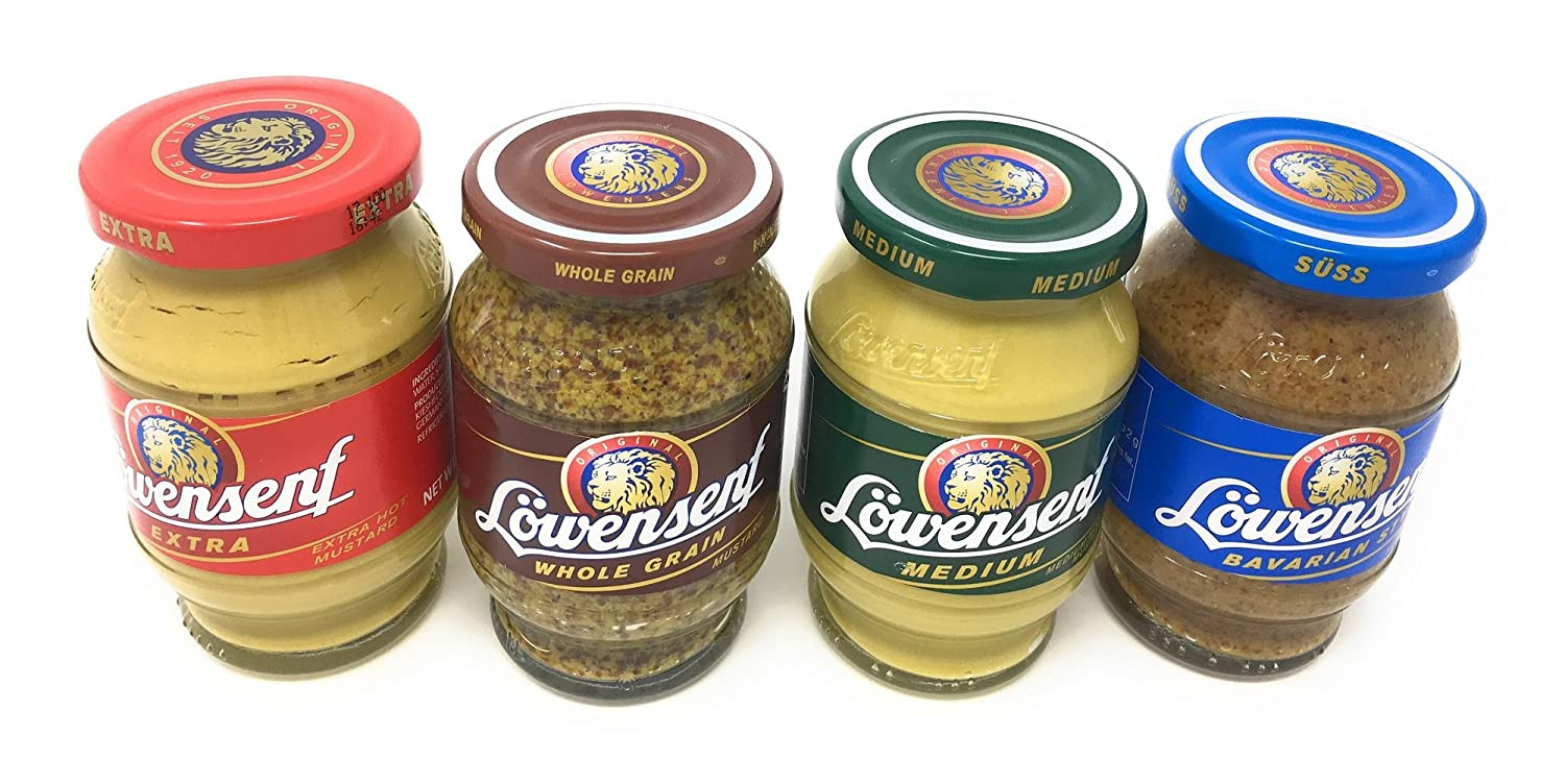 German Mustard Collection 4 Pack Lowensenf