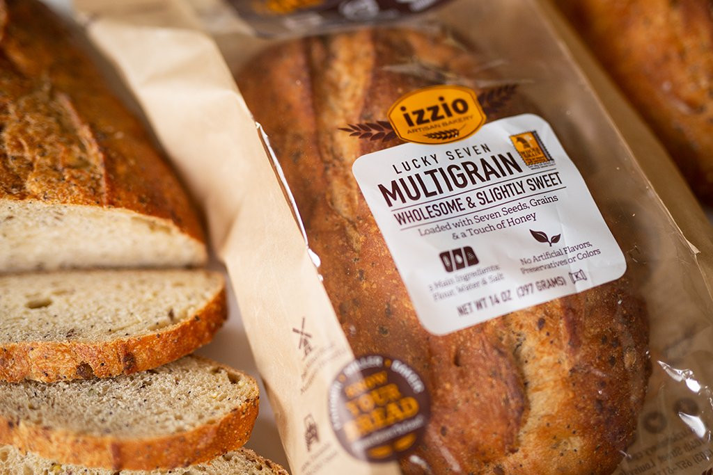 Take & Bake Lucky Seven Multigrain Bread 3 pack Izzio