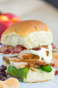 Turkey Brie and Cranberry Mustard Sliders Turkey Brie and Cranberry Mustard Sliders