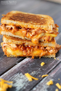 BBQ Chicken & Pineapple Grilled Cheese BBQ Chicken & Pineapple Grilled Cheese