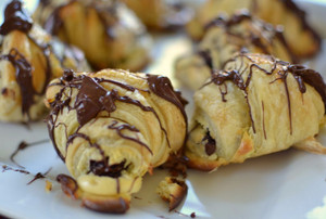 Mini Chocolate & Cheesecake Croissants Mini Chocolate & Cheesecake Croissants