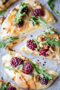 Blackberry & Brie Mini Pizzas