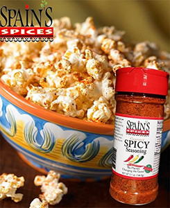 Spain's Gourmet Spicy Seasoning 5.1 oz - Gluten Free, Sugar Free, No MSG, No GMO Spain's Gourmet Spicy Seasoning 5.1 oz - Gluten Free, Sugar Free, No MSG, No GMO