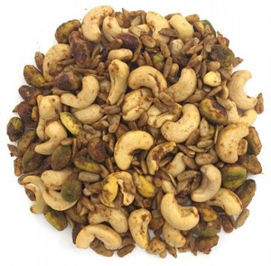 Organic Raw Sprouted BBQ Cashews, Pistachios & Sunnies Organic Raw Sprouted BBQ Cashews, Pistachios & Sunnies