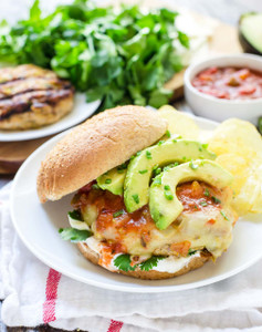 Green Chile Grilled Chicken Burgers Green Chile Grilled Chicken Burgers