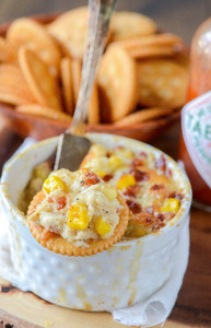 HOT CRAB, CORN AND BACON DIP HOT CRAB, CORN AND BACON DIP