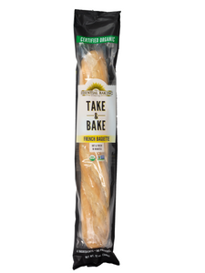 Take & Bake French Baguette - Certified Organic, Non-GMO - 12 Baguettes Take & Bake French Baguette - Certified Organic, Non-GMO - 12 Baguettes