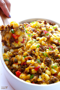 EASY BREAKFAST CASSEROLE WITH SAUSAGE, HASHBROWNS AND EGGS EASY BREAKFAST CASSEROLE WITH SAUSAGE, HASHBROWNS AND EGGS