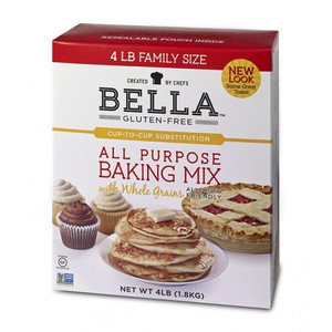 Bella Gluten Free All Purpose Baking Mix 4lbs - Case of 3 Bella Gluten Free All Purpose Baking Mix 4lbs - Case of 3
