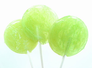 Key Lime 'n Cream Lollipops - 7 Included Key Lime 'n Cream Lollipops - 7 Included