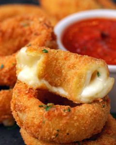 Mozzarella Stick Onion Rings Mozzarella Stick Onion Rings