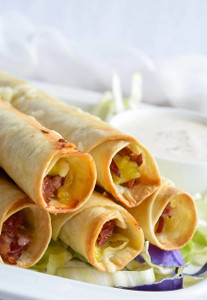 Reuben Stuffed Baked Taquitos Reuben Stuffed Baked Taquitos