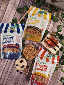 Organic Happy Granola Sprouted Blueberry Flax Organic Happy Granola Sprouted Blueberry Flax
