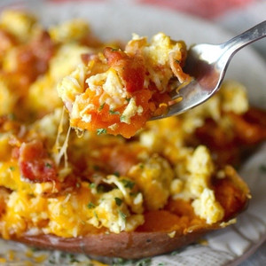 Breakfast Stuffed Sweet Potatoes Breakfast Stuffed Sweet Potatoes